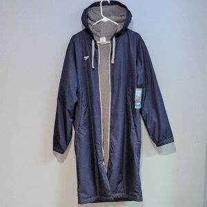 Speedo Unisex Team Parka Navy Blue  Size Medium